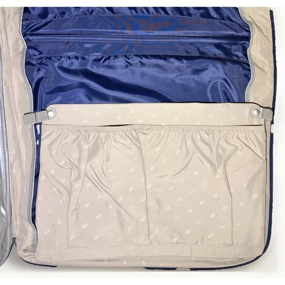 American Tourister Superset Garment Bag VTG - Navy Blue, Bi-Fold Extra Large‎